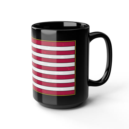 New Glory American Flag (Gold Edge Edition) - Black Mug
