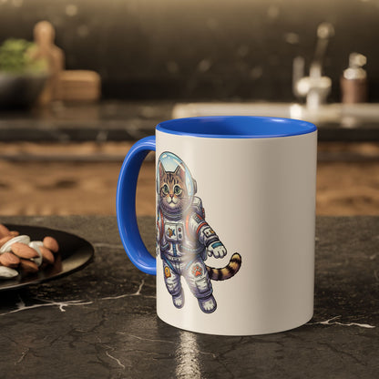Astronaut Cat - Colorful Mug