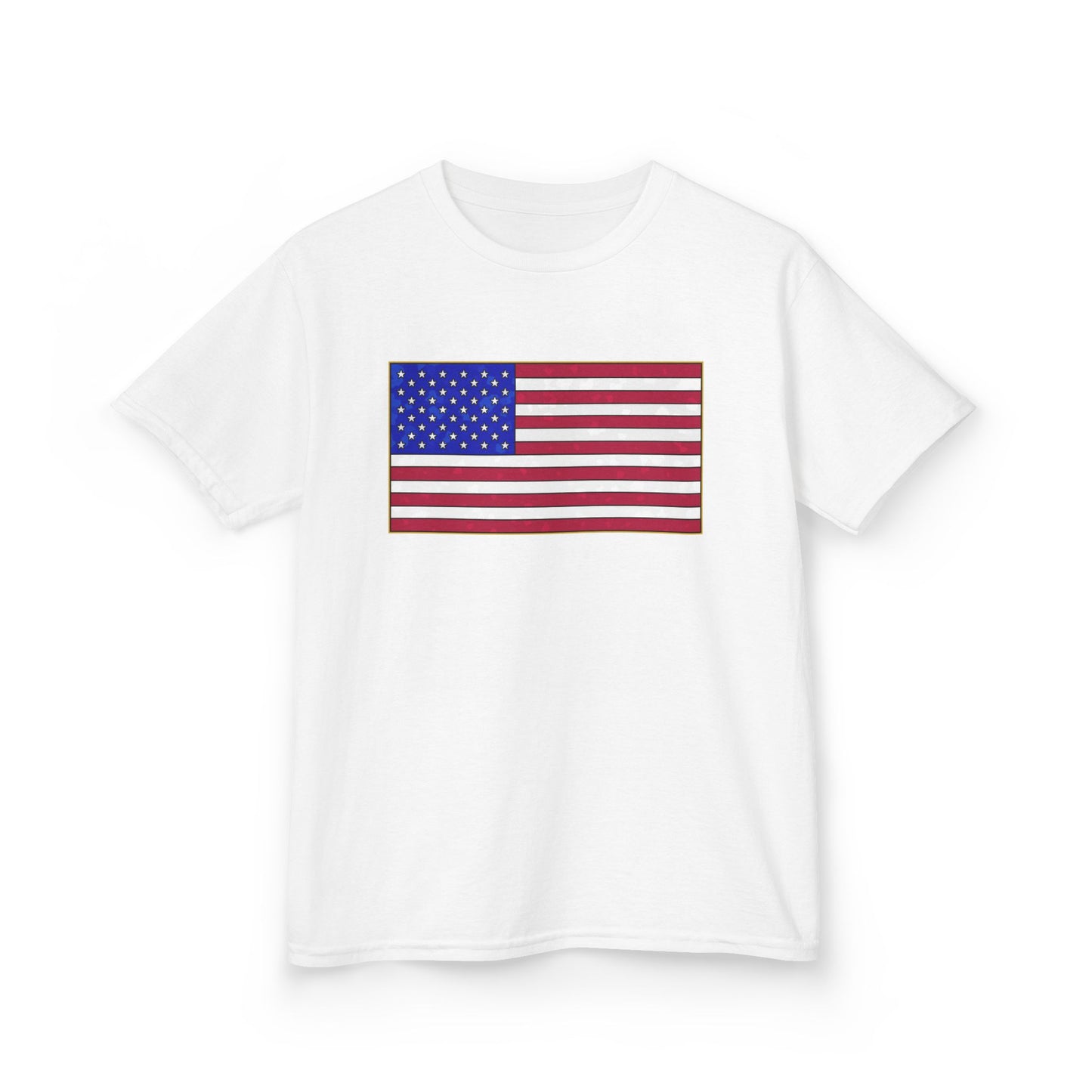 New Glory American Flag (Gold Edge Edition) - Kids Tee