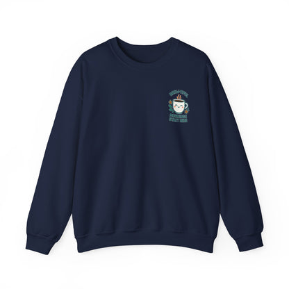Brew-tiful & Comfy Motivational Sweatshirt, Casual Crewneck, Gift for Friends, Cozy Outfit, Everyday Wear, Inspirational Humor