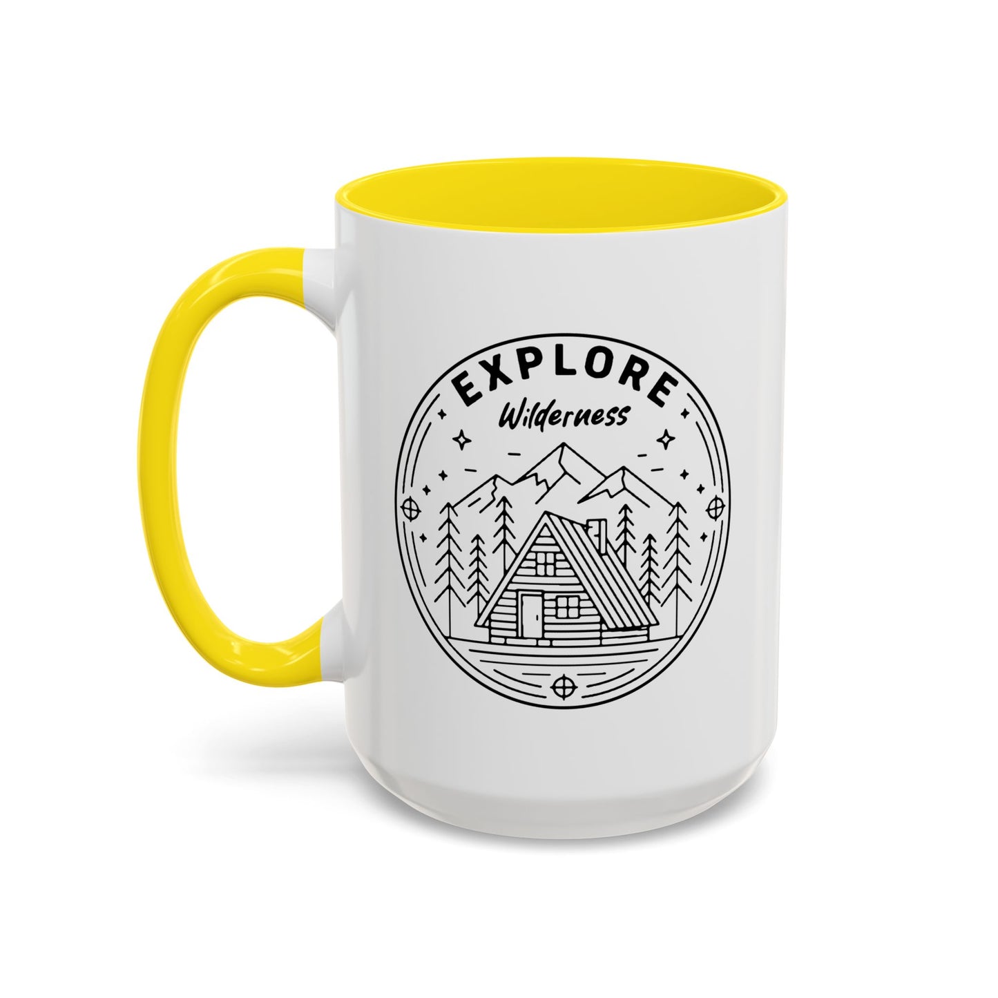 Explore Wilderness - Color Accent Mug