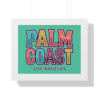 Palm Coast - Los Angeles - Framed Poster