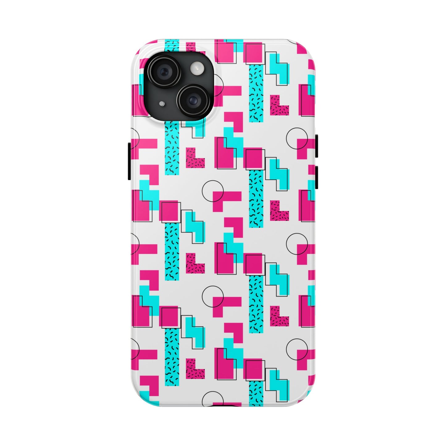 Retro Geometric Vibes - Phone Case