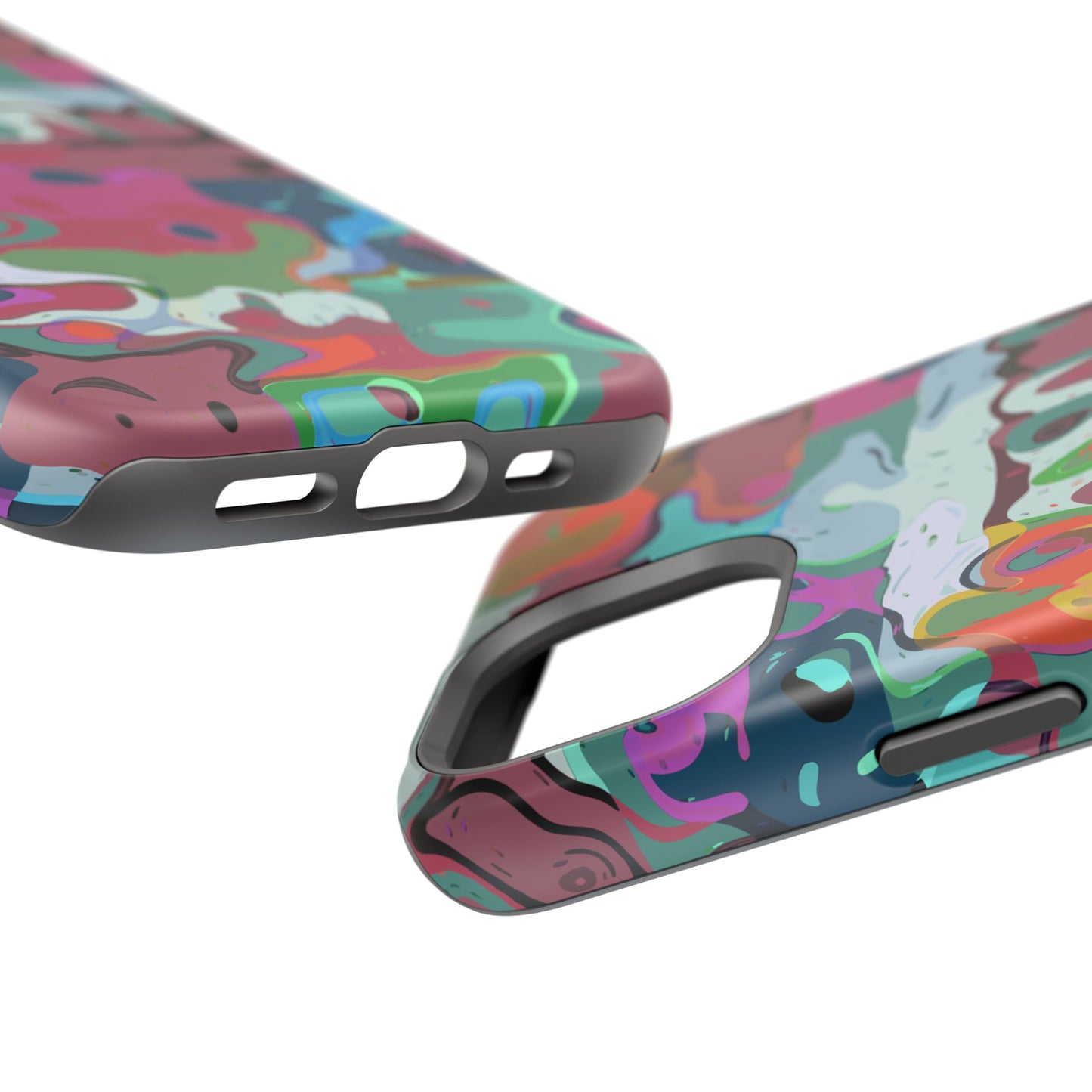Colorful Abstract Marble - Magnetic Phone Case
