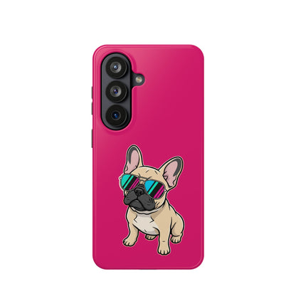 French Bulldog with Sunglasses - Magnetic Phone Case