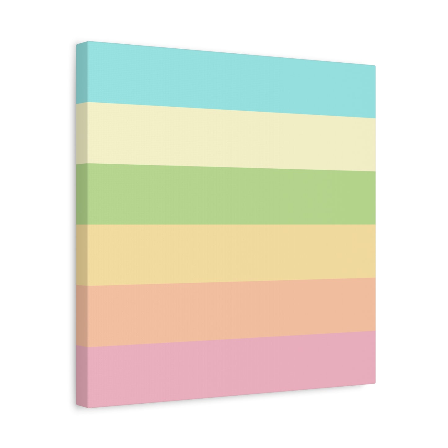 Pastel Stripes - Canvas