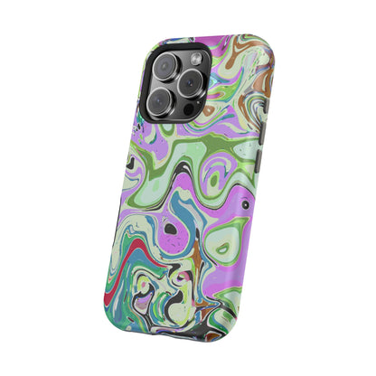Vibrant Multi‑Color Swirl - Magnetic Phone Case