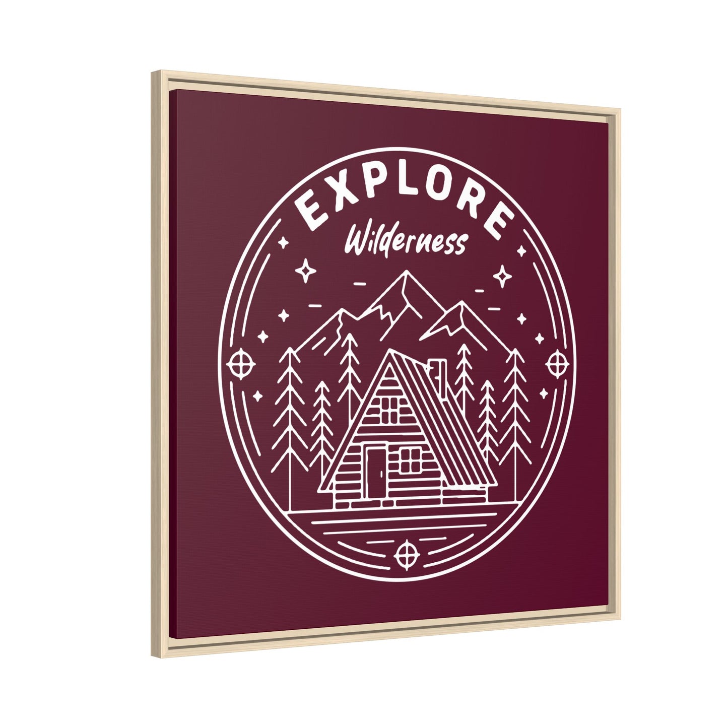 Explore Wilderness - Framed Canvas