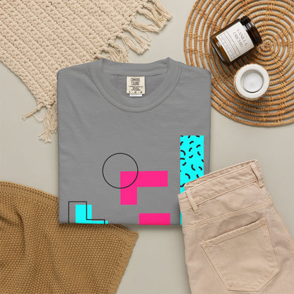 Retro Geometric Vibes - T-Shirt