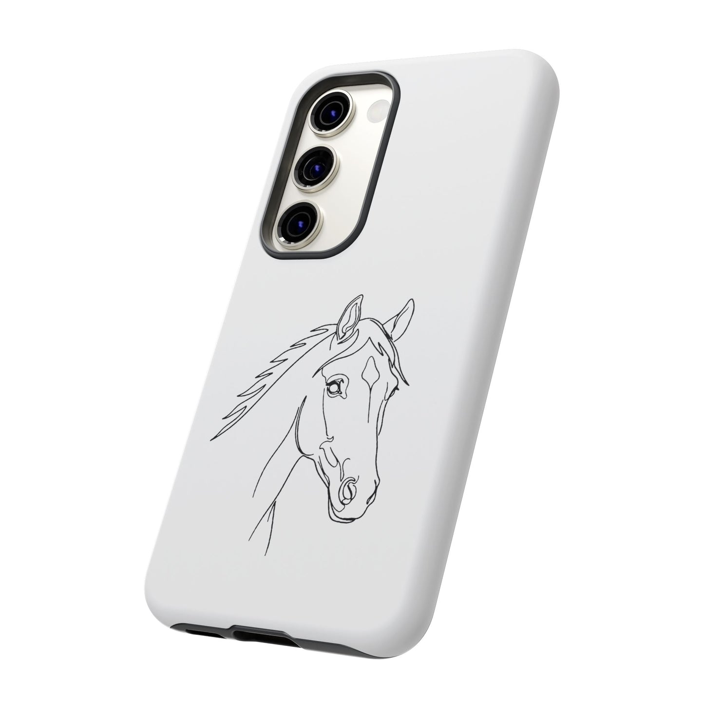 Horse Portrait Sketch - Tough Phone Case