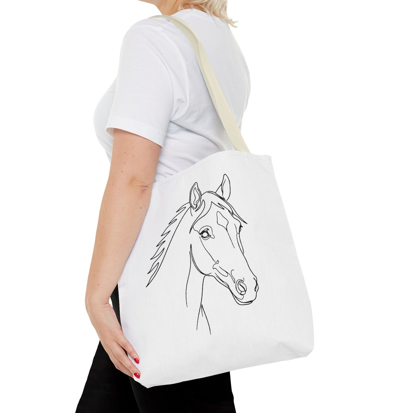 Horse Portrait Sketch - Tote Bag
