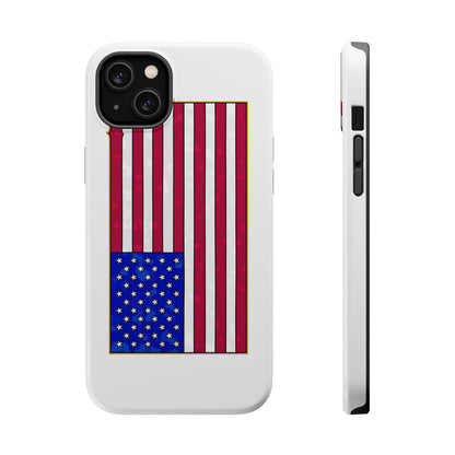 New Glory American Flag (Gold Edge Edition) - Magnetic Phone Case