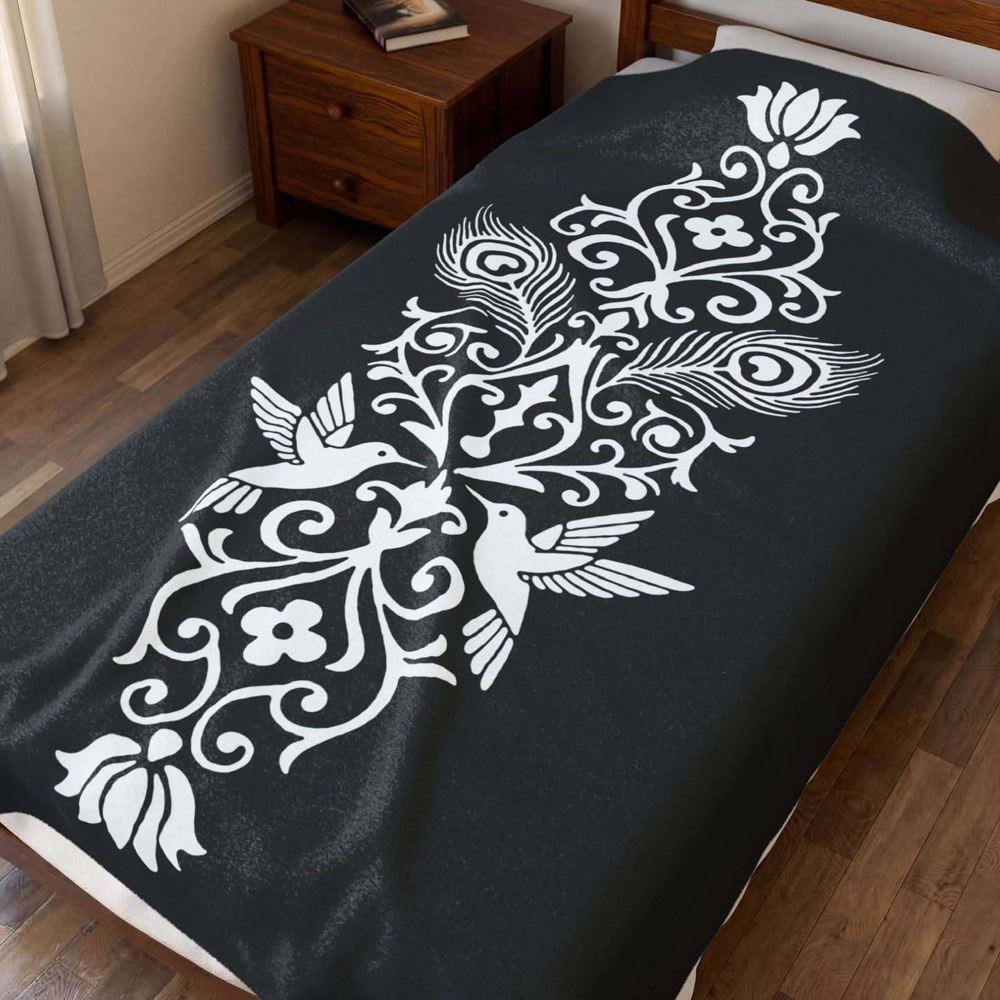 Hummingbird Soulmates - Plush Blanket