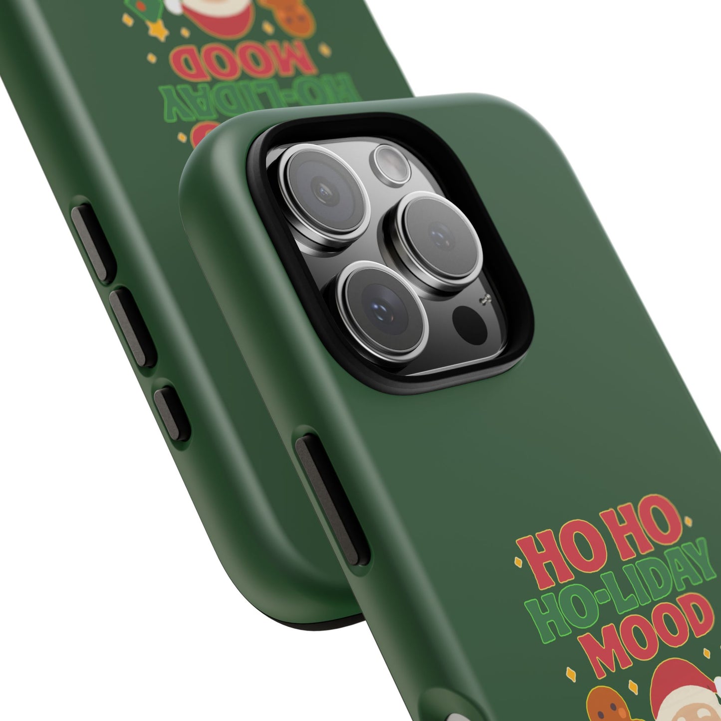 Christmas Phone Case, Ho Ho Ho-liday Mood, Festive Phone Cover, Santa Christmas Accessory, Holiday Gift, Winter Vibes