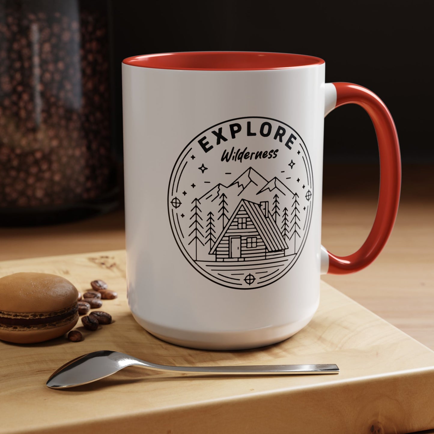Explore Wilderness - Color Accent Mug