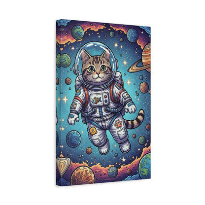 Astronaut Cat - Canvas