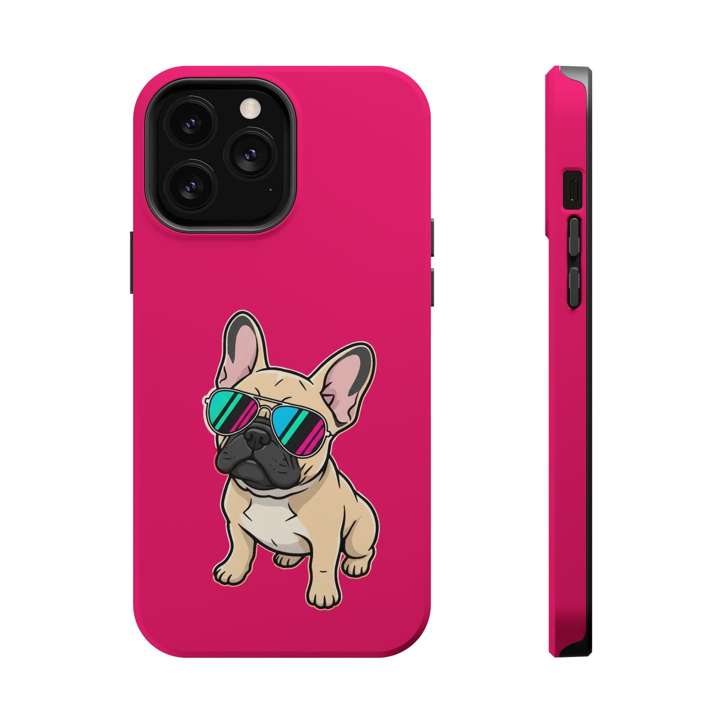 French Bulldog with Sunglasses - Magnetic Phone Case
