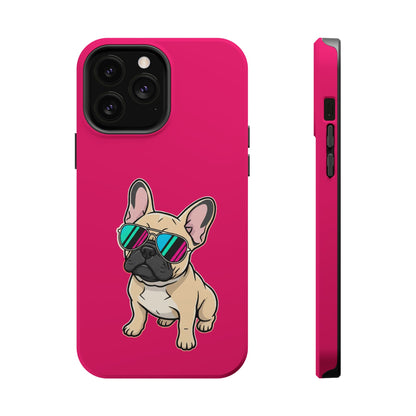 French Bulldog with Sunglasses - Magnetic Phone Case