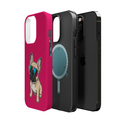 French Bulldog with Sunglasses - Magnetic Phone Case