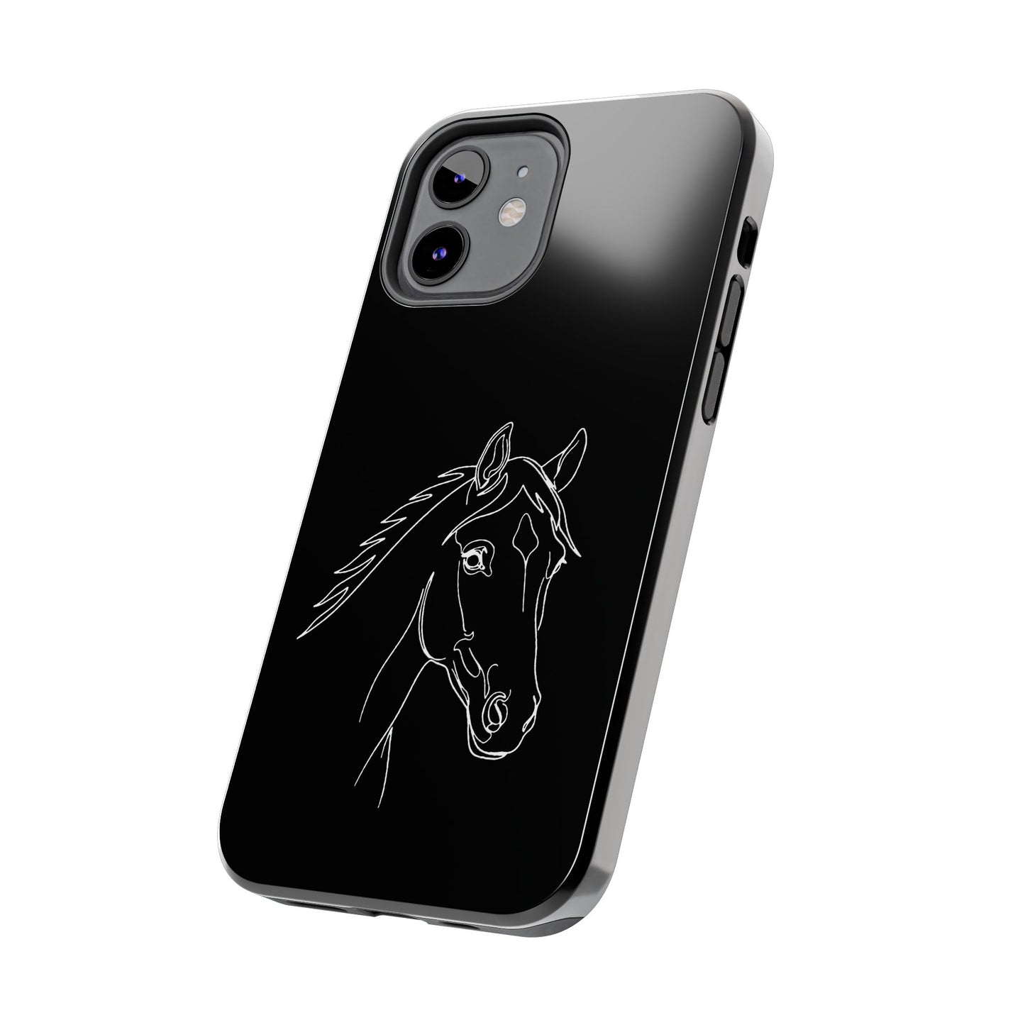 Horse Portrait Sketch - Phone Case