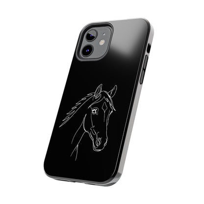 Horse Portrait Sketch - Phone Case