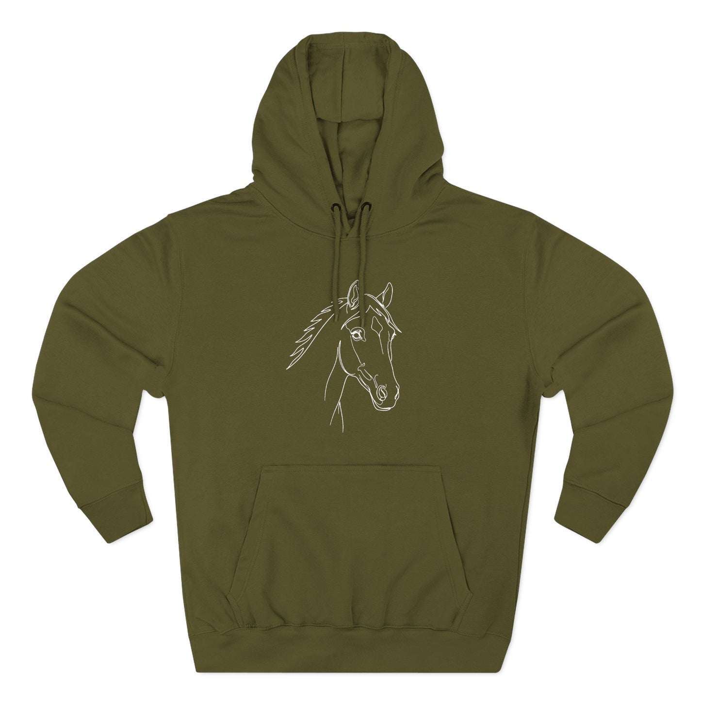 Horse Portrait Sketch - Hoodie