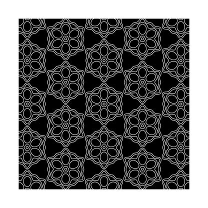 Geometric Sacred Flower - Poster