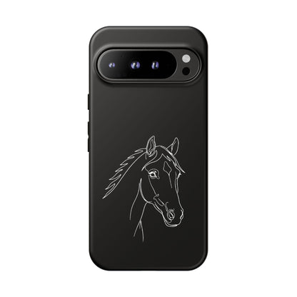 Horse Portrait Sketch - Tough Phone Case