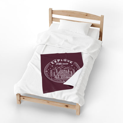 Explore Wilderness - Plush Blanket