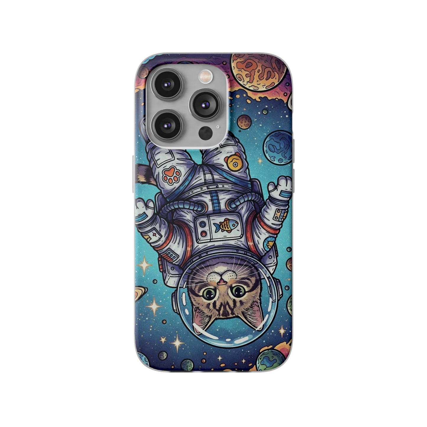 Astronaut Cat - Flexi Phone Case