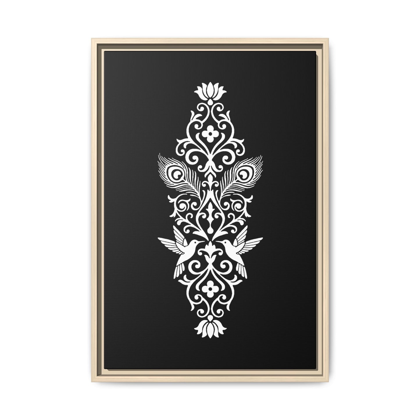 Hummingbird Soulmates - Framed Canvas