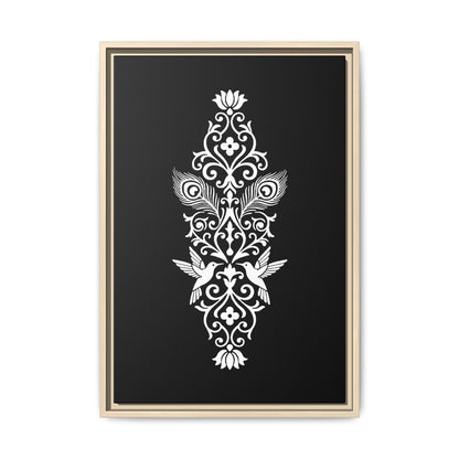 Hummingbird Soulmates - Framed Canvas