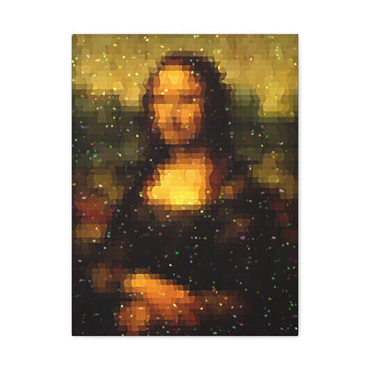 Pixel Muse — Silent Smile - Canvas