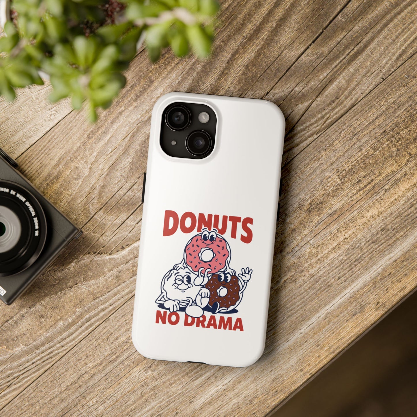 Donuts No Drama - Phone Case