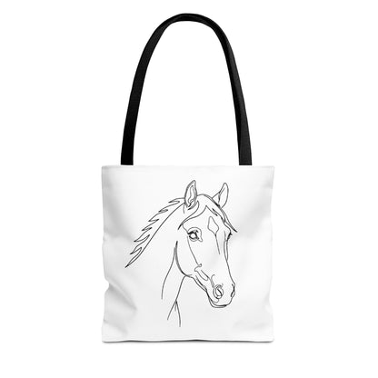 Horse Portrait Sketch - Tote Bag