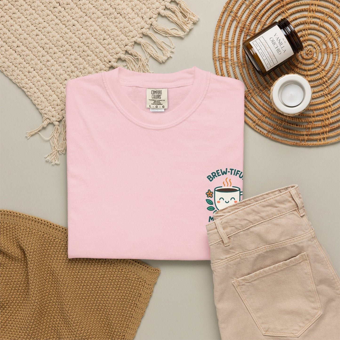 Brew-tiful Mornings Start Here - T-Shirt