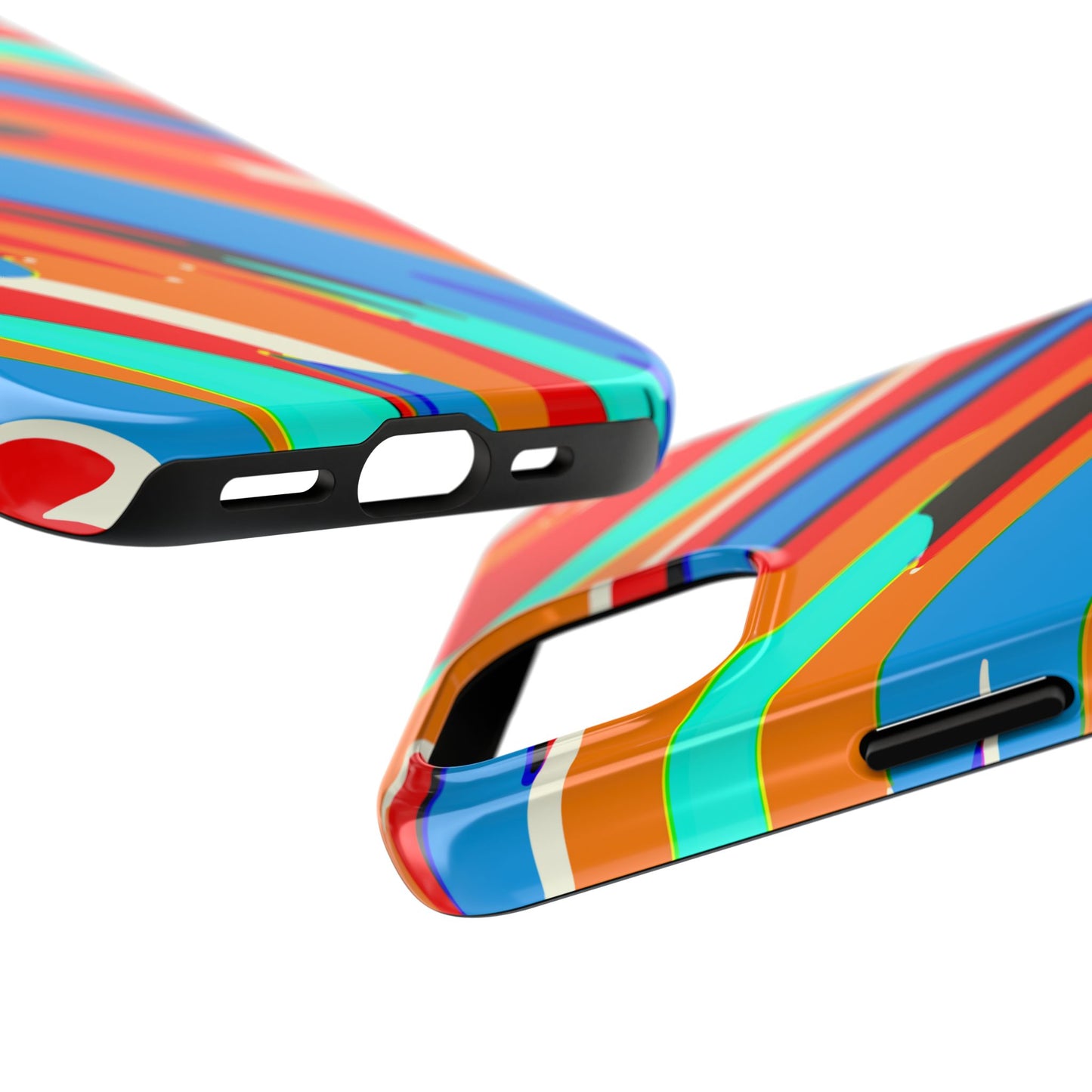 Abstract Rainbow Swirl Arc - Phone Case
