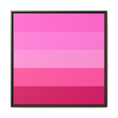Valentine Rose Colors - Framed Canvas