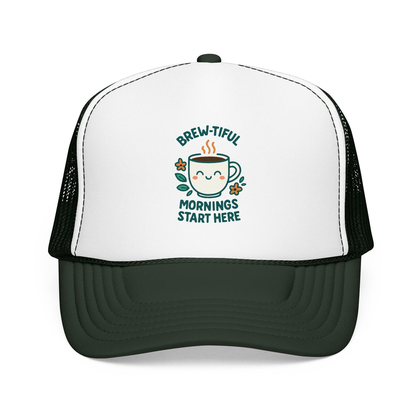 Brew-tiful Mornings Start Here - Cap