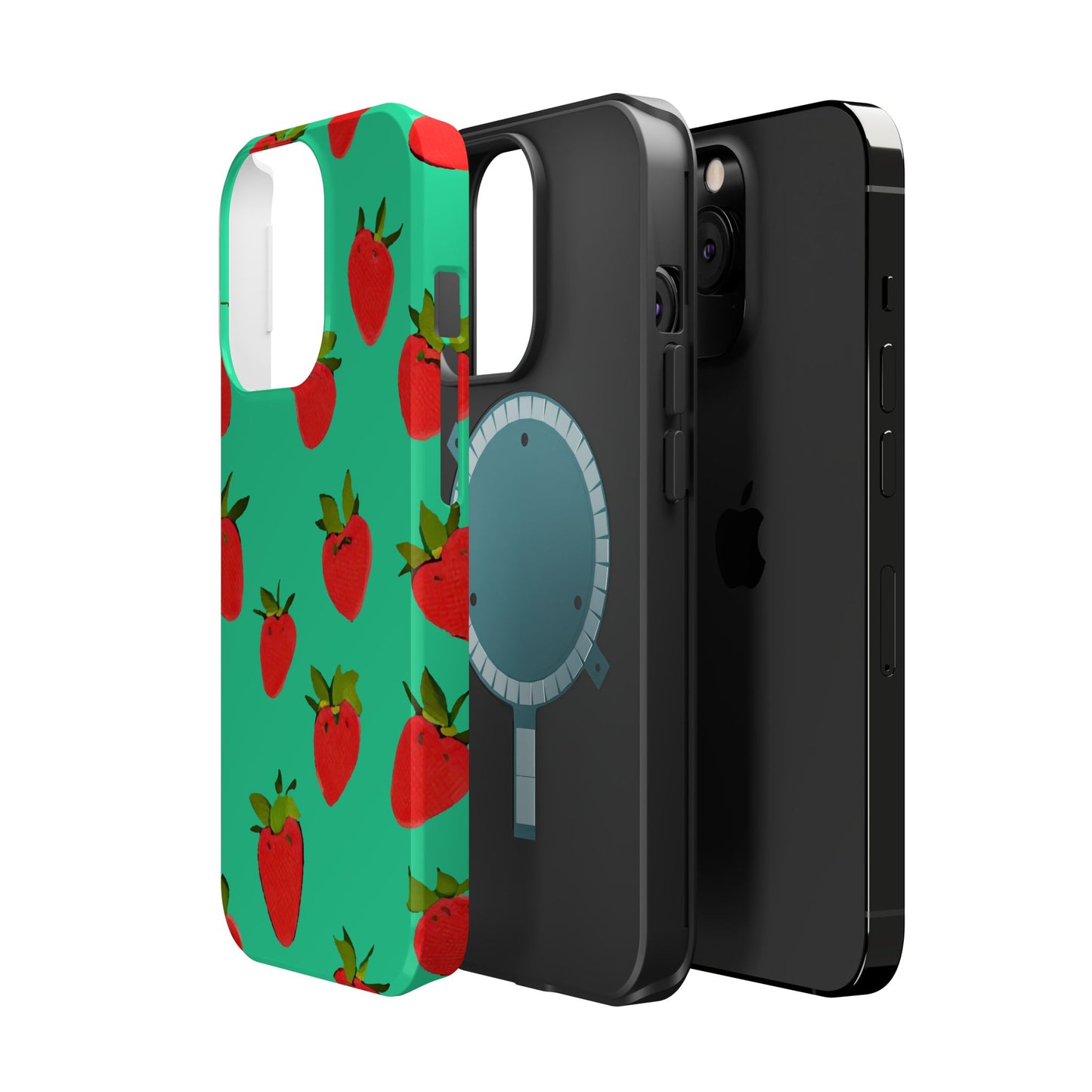 Strawberry Pattern - Magnetic Phone Case