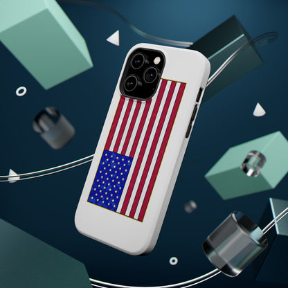New Glory American Flag (Gold Edge Edition) - Magnetic Phone Case