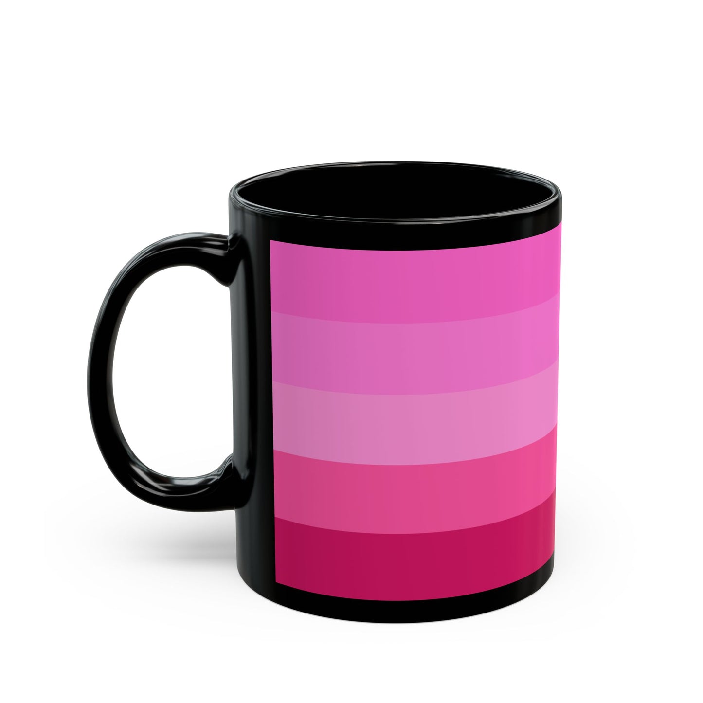 Valentine Rose Colors - Black Mug