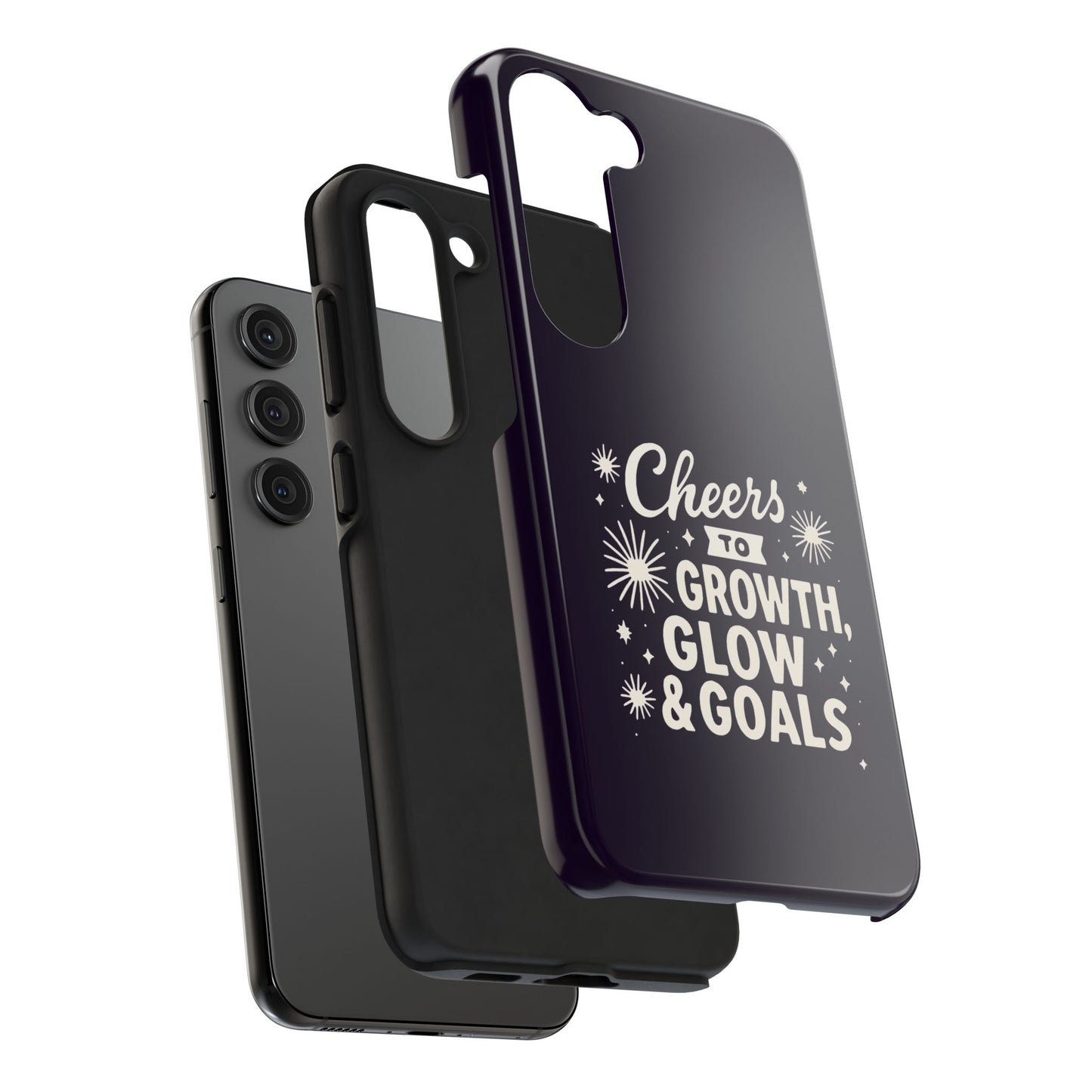 Cheers to Growth, Glow & Goals - Phone Case