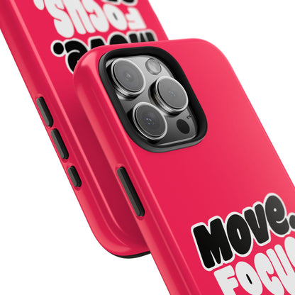 Move. Focus. Grow. Repeat. - Phone Case