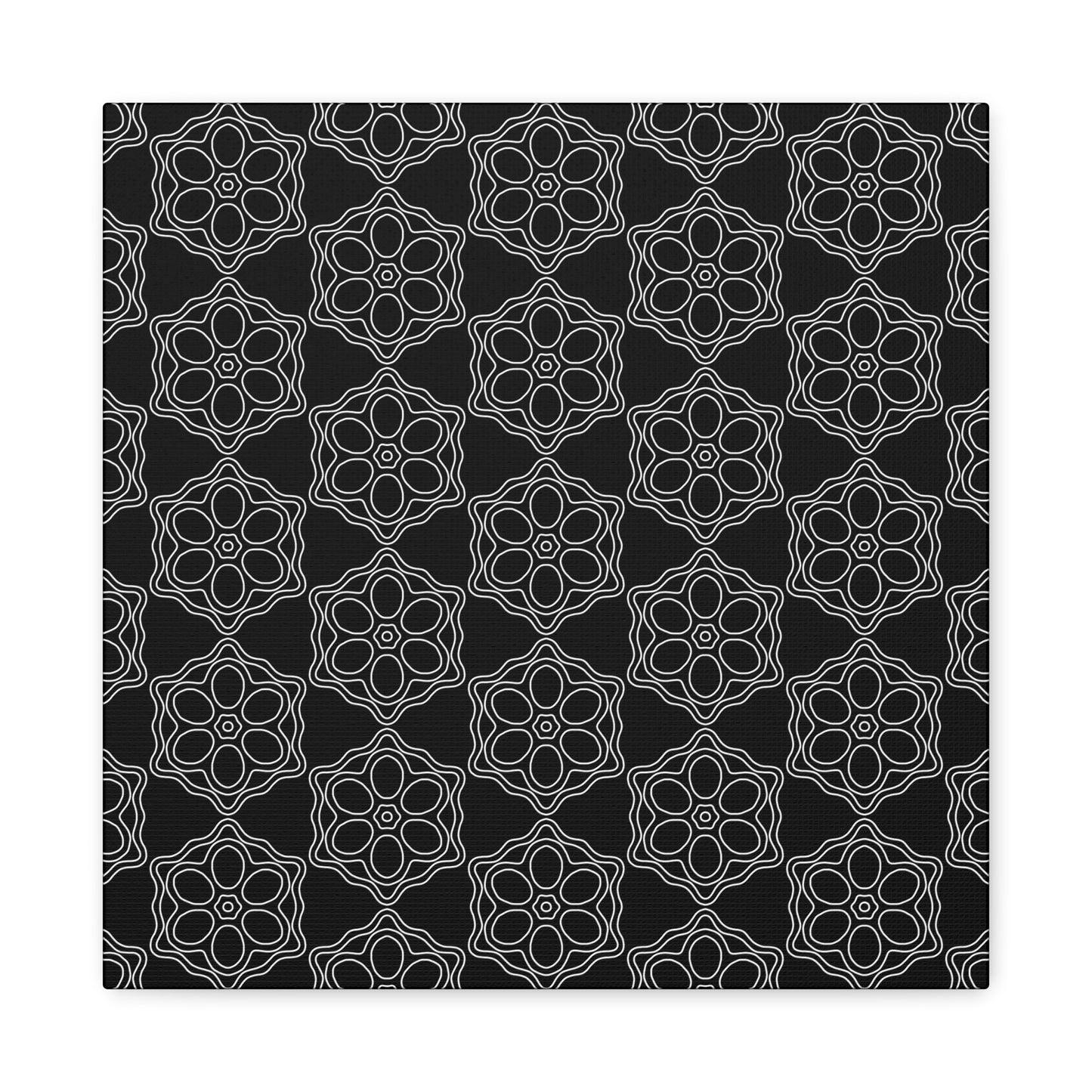 Geometric Sacred Flower - Canvas