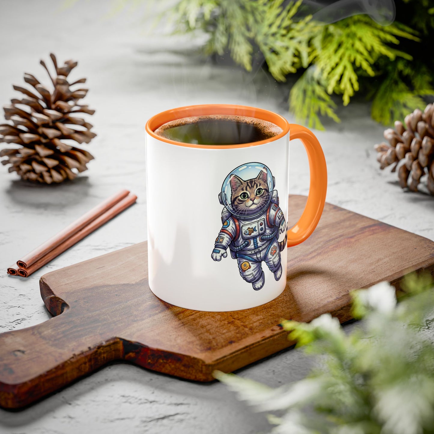 Astronaut Cat - Colorful Mug