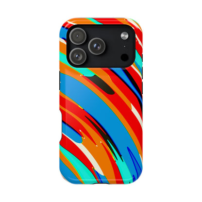 Abstract Rainbow Swirl Arc - Magnetic Phone Case