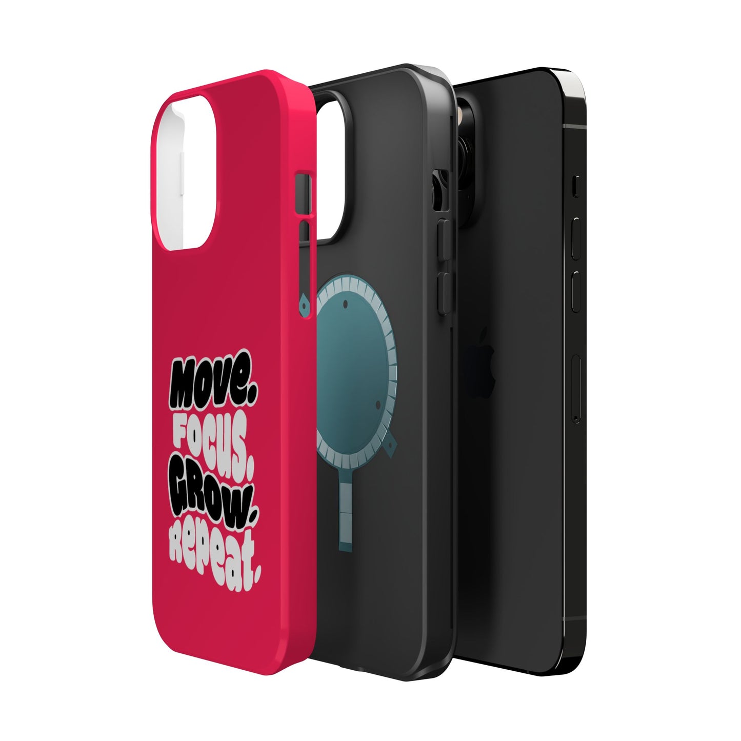 Move. Focus. Grow. Repeat. - Magnetic Phone Case