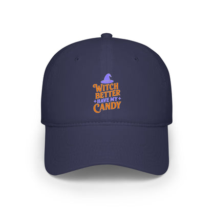 Halloween Witch Cap, Casual Baseball Hat, Gifts for Her, Fun Holiday Accessory, Witch Themed, Costume Party Hat