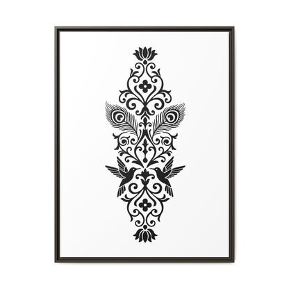 Hummingbird Soulmates - Framed Canvas